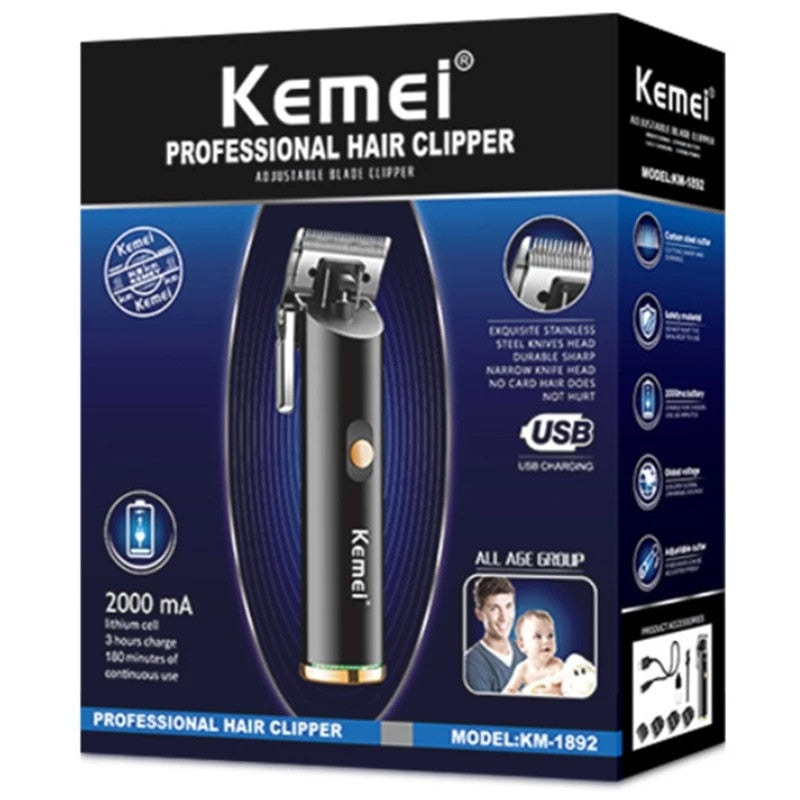 Hair clipper cord cordless trimmer