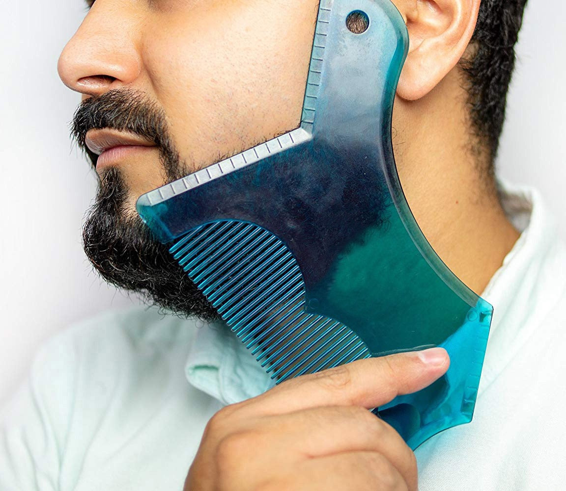 Best Seller Men Beard Shaping Styling Beard Trim Template Comb