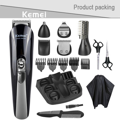 Kemei Hair Trimmer Electric Clipper Beauty Kit