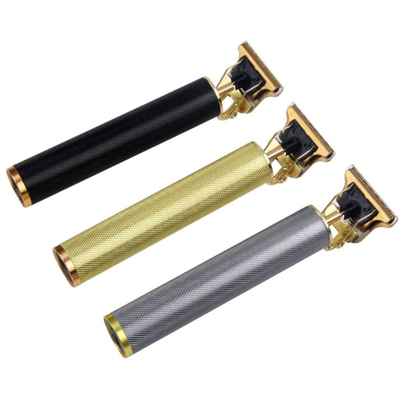 Rechargeable metal shell hair trimmer