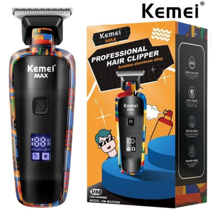 KM-5090 Electric Hair Clipper Multifunctional Home Hair Trimmer Printing