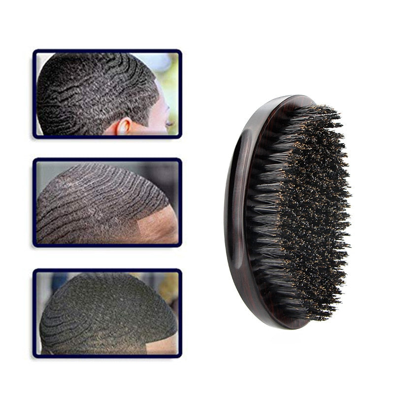 MAN Brush Boar Bristle Wave Brush Hair Combs