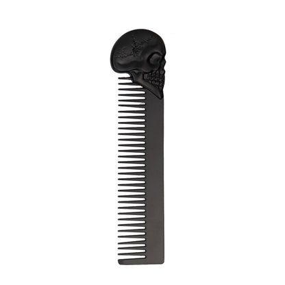 Profession Aluminum Metal Double-Sided Beard Comb