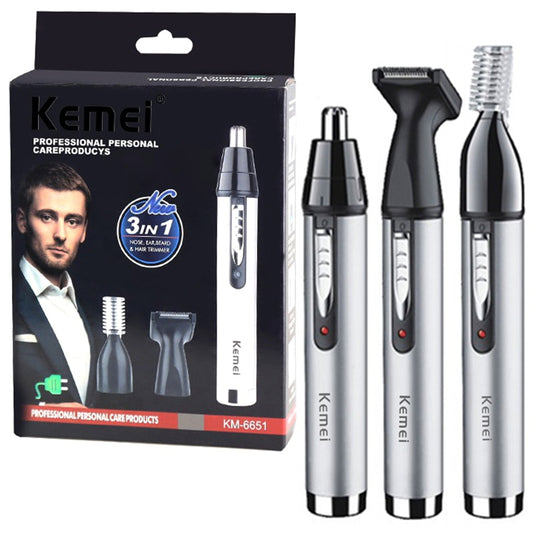 Grooming kit rechargeable facial beard trimmer