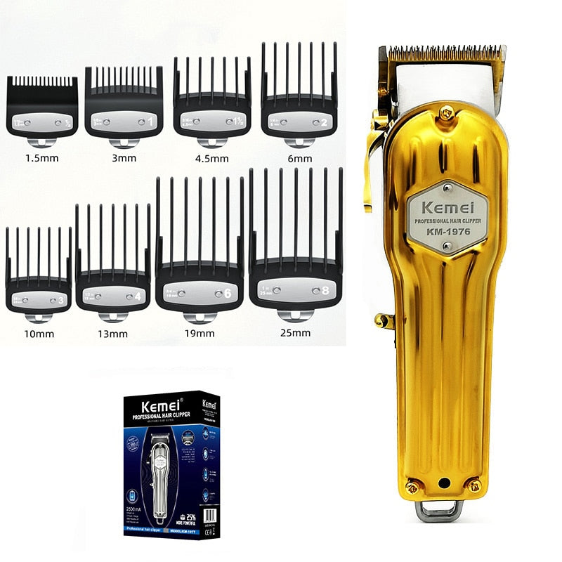 Professional Fade Hair Clipper Super Taper Electric Trimmer Cutter Haircut