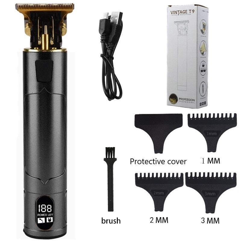 Electric T9 Hair Trimmer Cordless Shaver