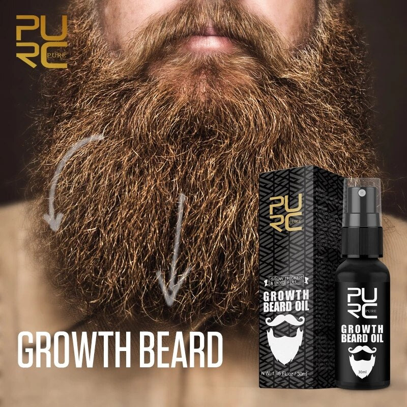 30ml PURC Beard Growth Oil Set Grow Beard