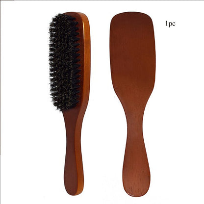 Wood Handle Men Beard Brush Hairdressing