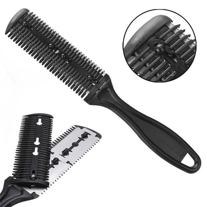 1pc Hairdressing Comb Haircut Brush Carbon