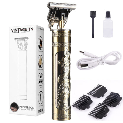 Men Barber Retro T9 Hair Trimmer Professional