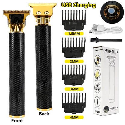 Electric Hair Clipper Man LCD 0mm Shaver Trimmer