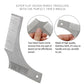 Stainless Steel Beard Styling Shaping Template Comb