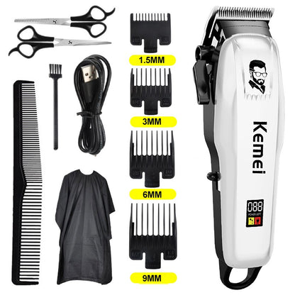 KM-PG809A Electric Hair Clipper Cordless Men's Trimmer