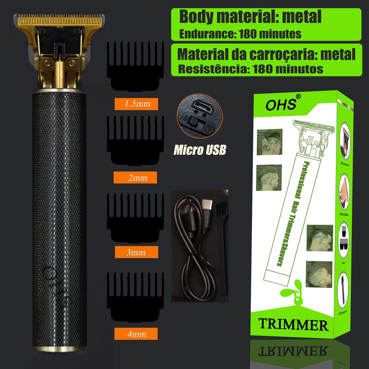 Electric Hair Cutting Machine Rechargeable New Hair Clipper Man Shaver Trimmer For Men Barber