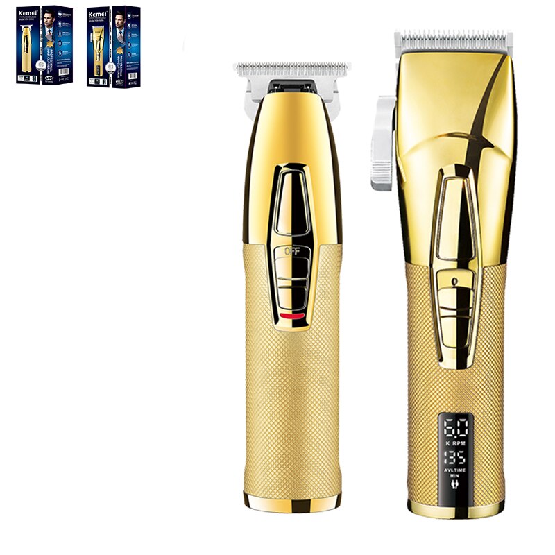 Professional Hair Clipper Barber Haircut Kit Combos Hair Trimmer