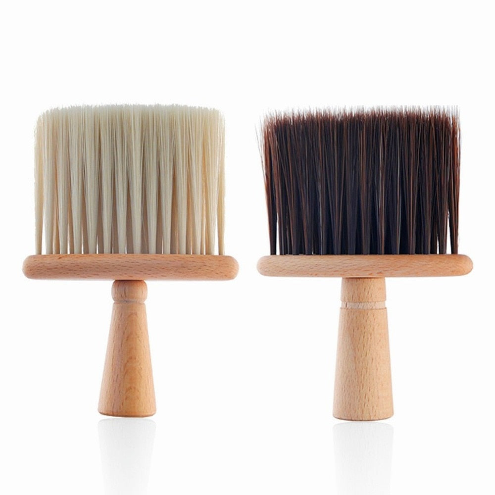 Hairdressing Hair Clean Brush Soft Wood Handle