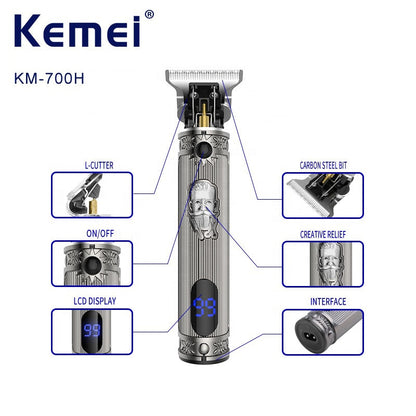 Powerful Metal Professional Hair Trimmer For Men Electric Beard Trimmer