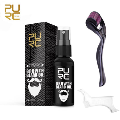 30ml PURC Beard Growth Oil Set Grow Beard