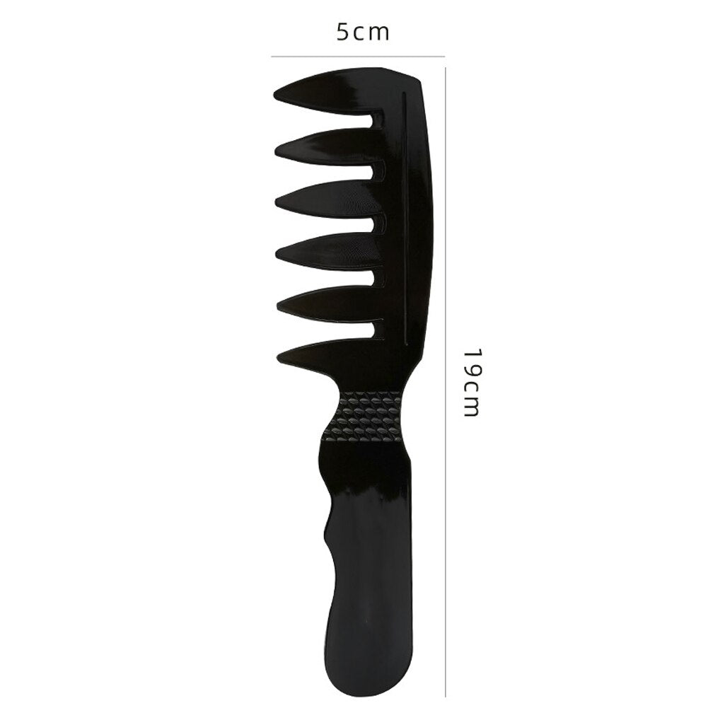 Wide Tooth Hair Comb Plastic Retro Hair Brush