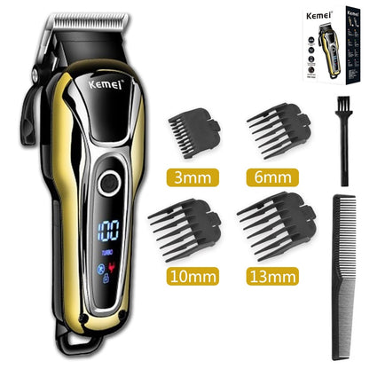 Cordless Hair Trimmer for Men Rechargeable Electric Clipper