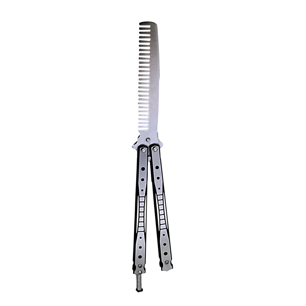 1pcs Foldable Comb Stainless Steel Practice Training