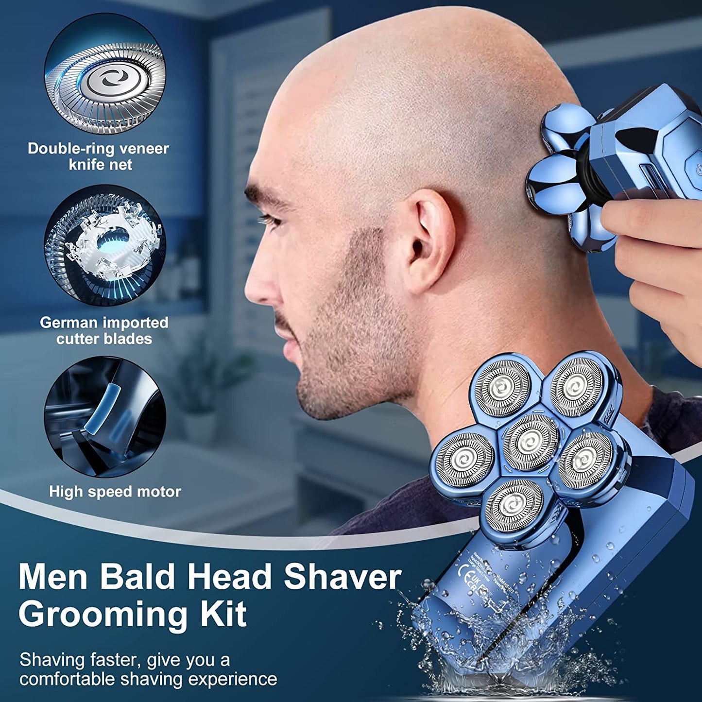 Electric Shaver Bald Head Hair Trimmer