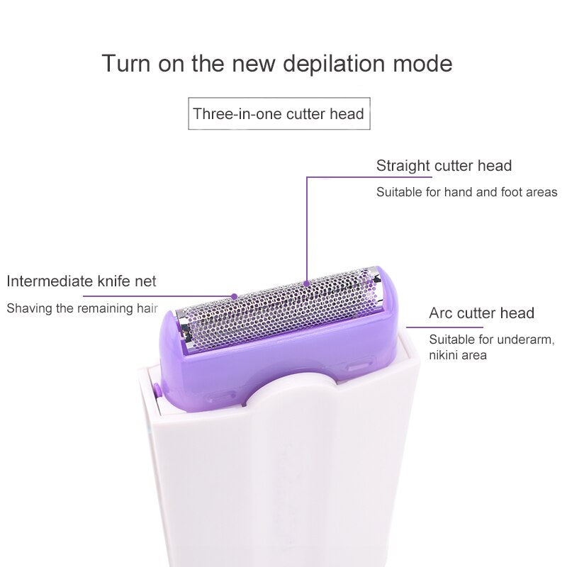 2 In 1 Rechargeable Electric Epilator
