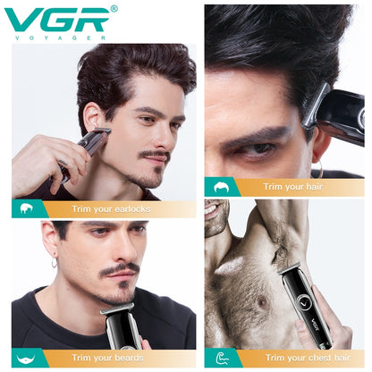 Rechargeable professional hair trimmer for men beard