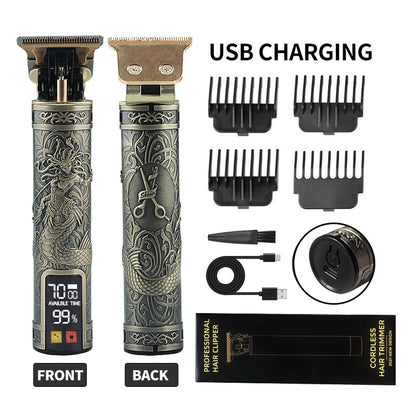 Rechargeable Hair Clipper Man Shaver Trimmer