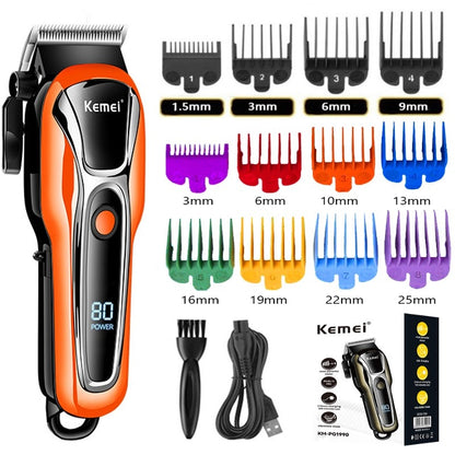 Barber Hair Clipper Professional Hair Trimmer for Men Electric Hair Cutting