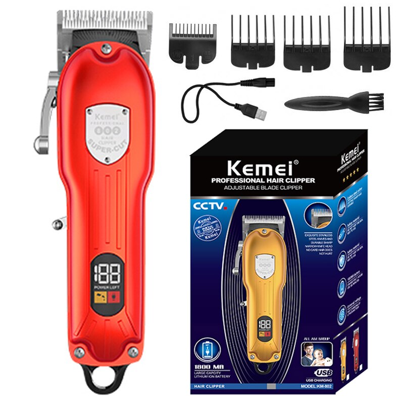 Hair trimmer for men rechargeable