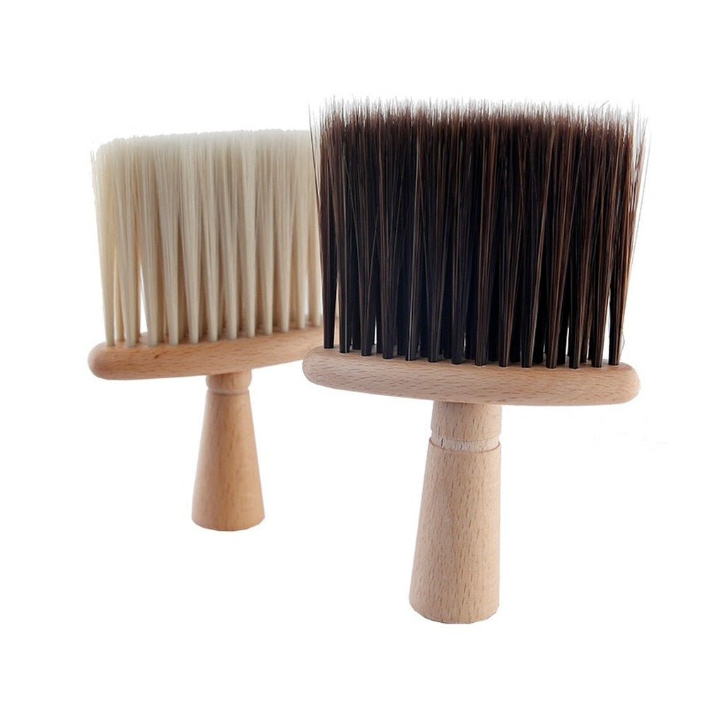 Hairdressing Hair Clean Brush Soft Wood Handle