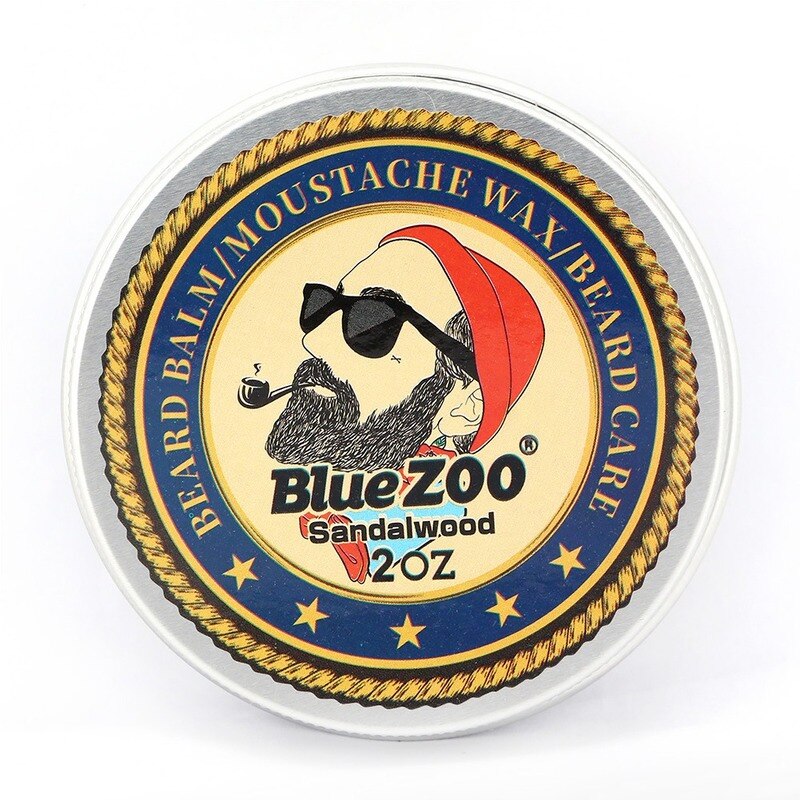 Blue ZOO Natural Beard Oil Balm Moustache Styling Beeswax BeardCare