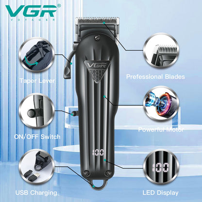 Rechargeable VGR Professional Hair Clipper