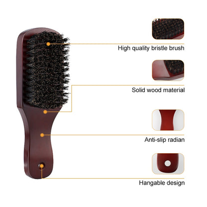 Cleaning Brush Hair comb Wood Handle