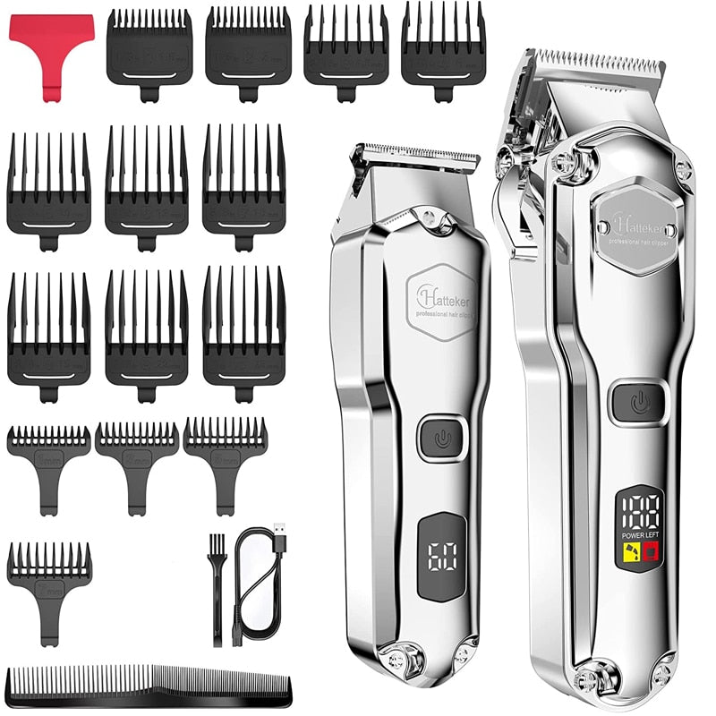 Adjustable hair clipper combo kit hair trimmer