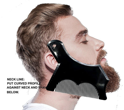 Best Seller Men Beard Shaping Styling Beard Trim Template Comb