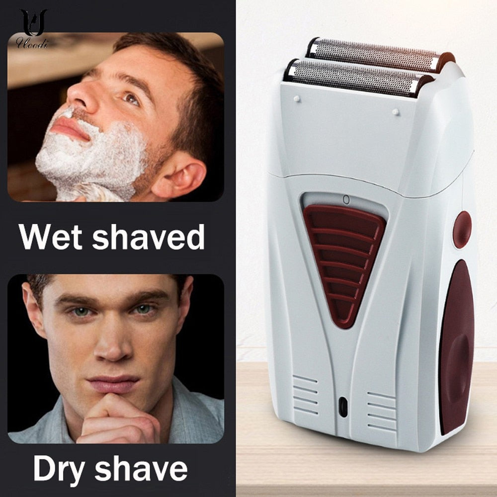 Rechargeable Cordless for Men Twin Blade Reciprocating