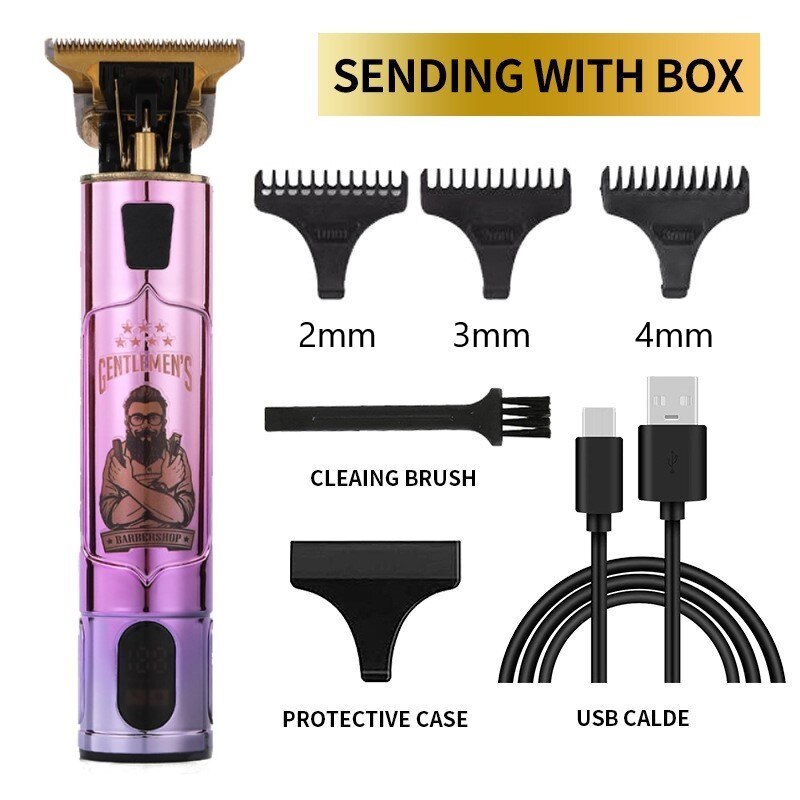 New Electric Hair Clipper Waterproof Beard Trimmer