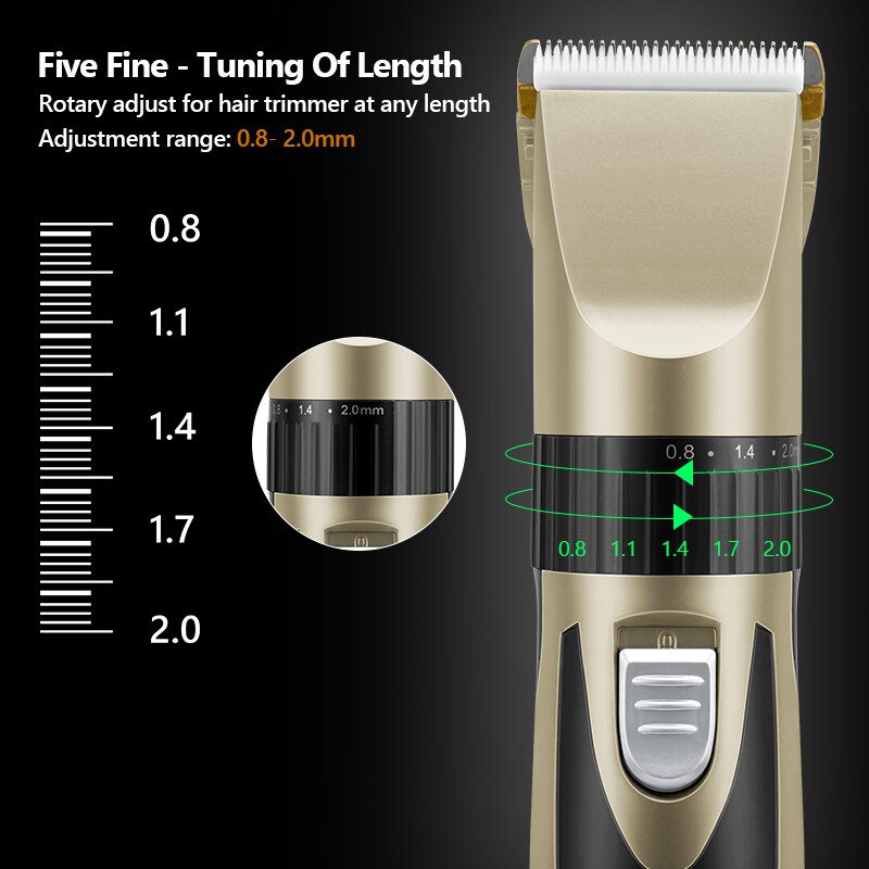 Wireless Hair Cutting Kit Beard Trimme