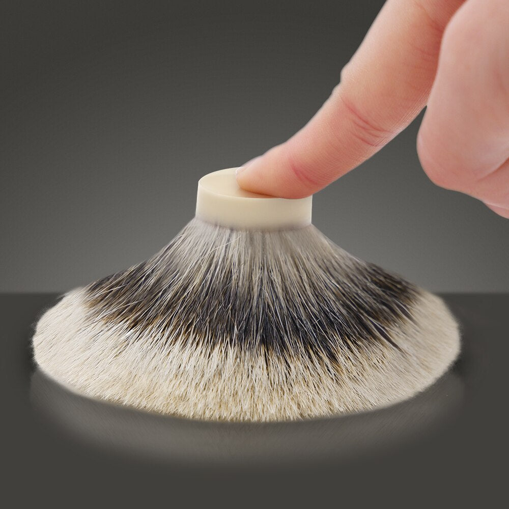 Three Band Bulb Badger Hair Shaving Brush Beard Wet Shaving Cleaning Tools