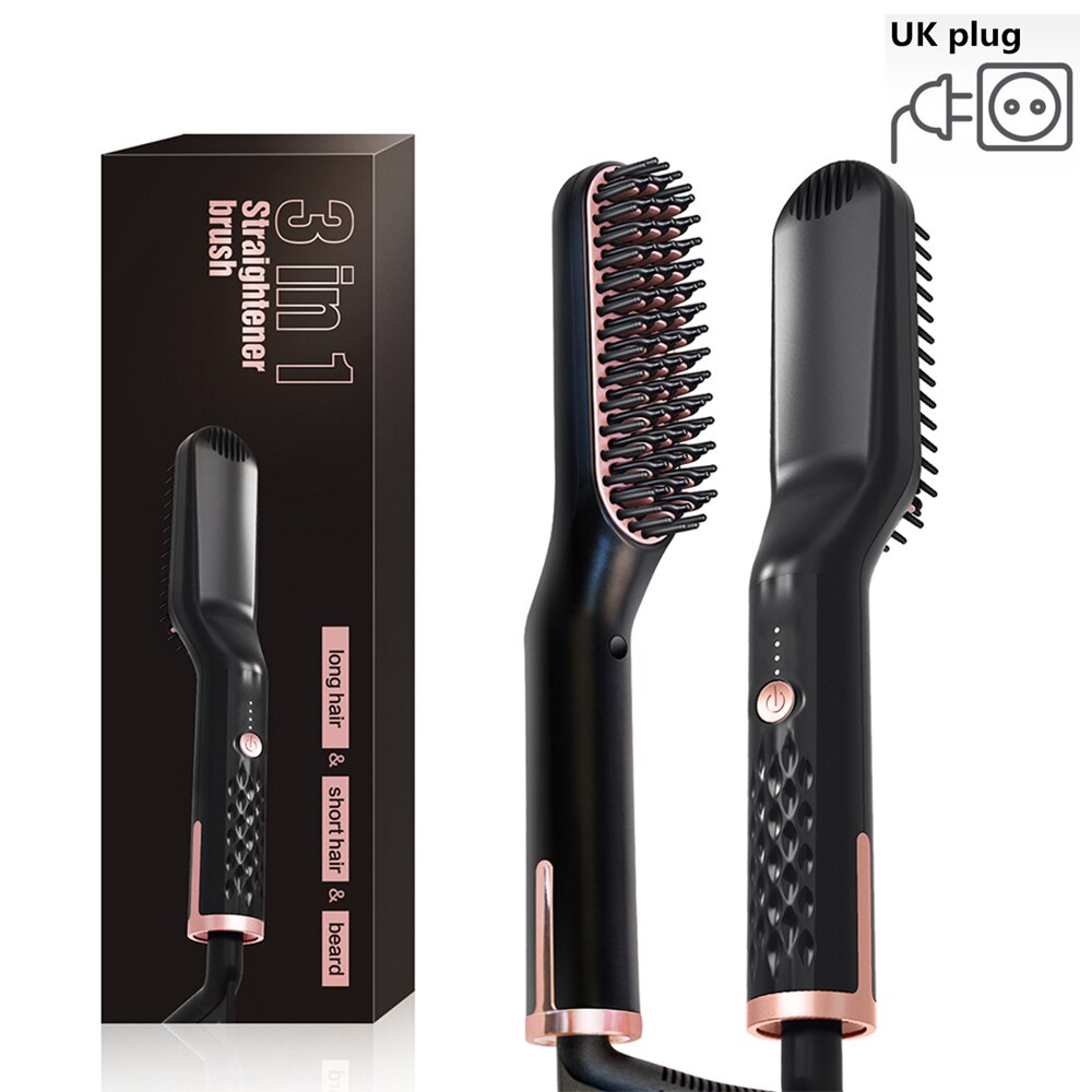 Straightener Multifunctional Brush Beard