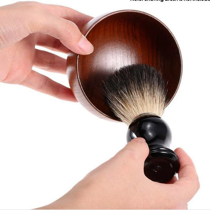 Wooden Beard Foam Bowl Safety Corrosion