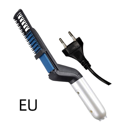 Electric Hair Comb Brush Beard Straightener