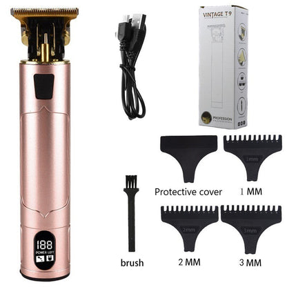 Electric T9 Hair Trimmer Cordless Shaver