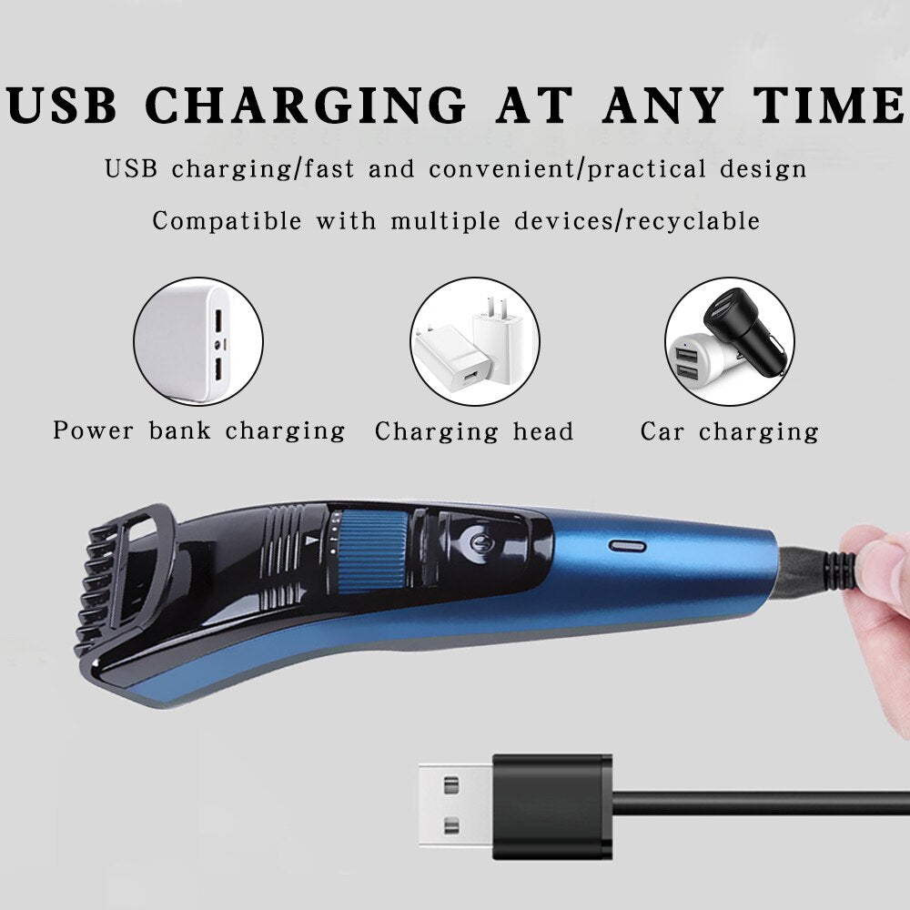 Adjustable Beard Trimmer Moustache Hair Cutting Machine Rechargeable