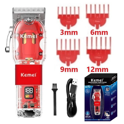 KM1761 professional cordless hair clipper for men lithium beard