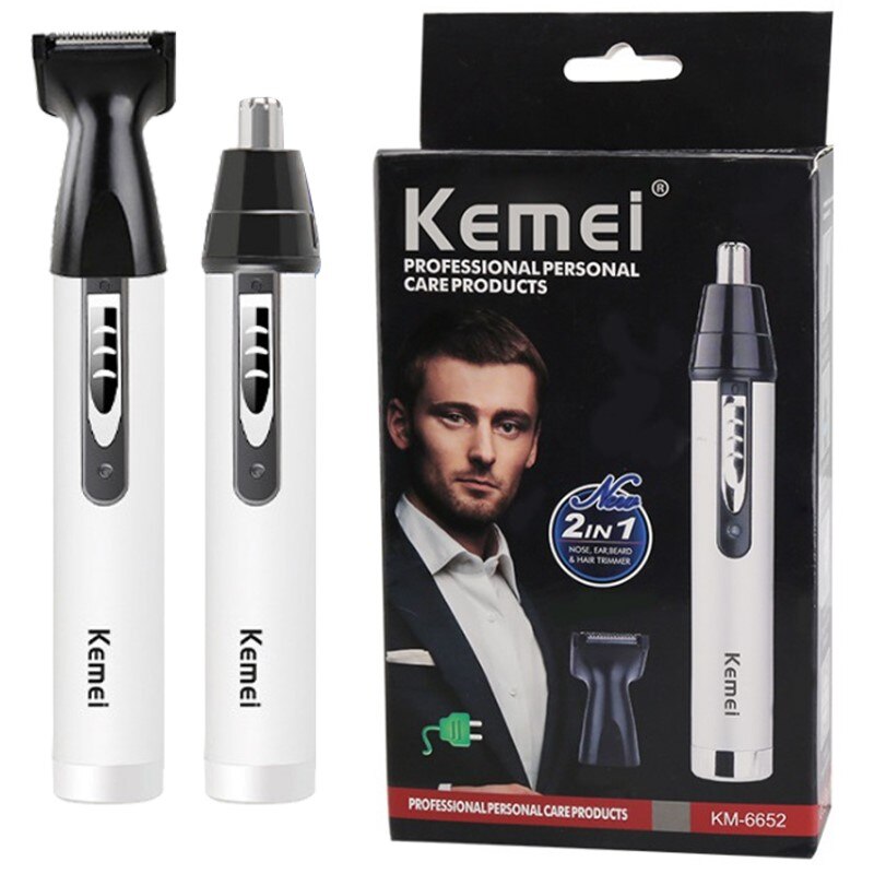 Rechargeable Nose Ear Hair Trimmer for Men