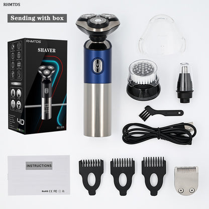 LCD Display Beard Trimmer Hair Clipper