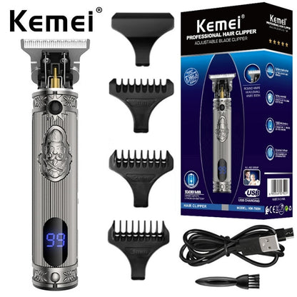 Barber Shop Oil Head 0mm Electric Hair Trimmer Professional Haircut Shaver